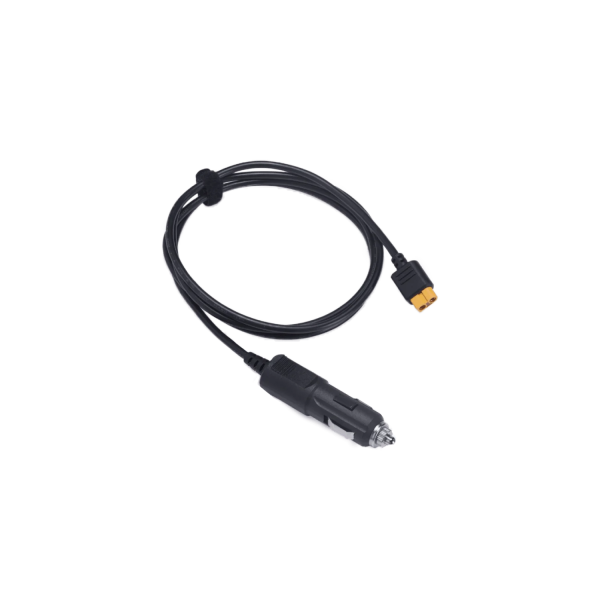 EcoFlow car charging cable – 1.5 m – full view including plug and cable